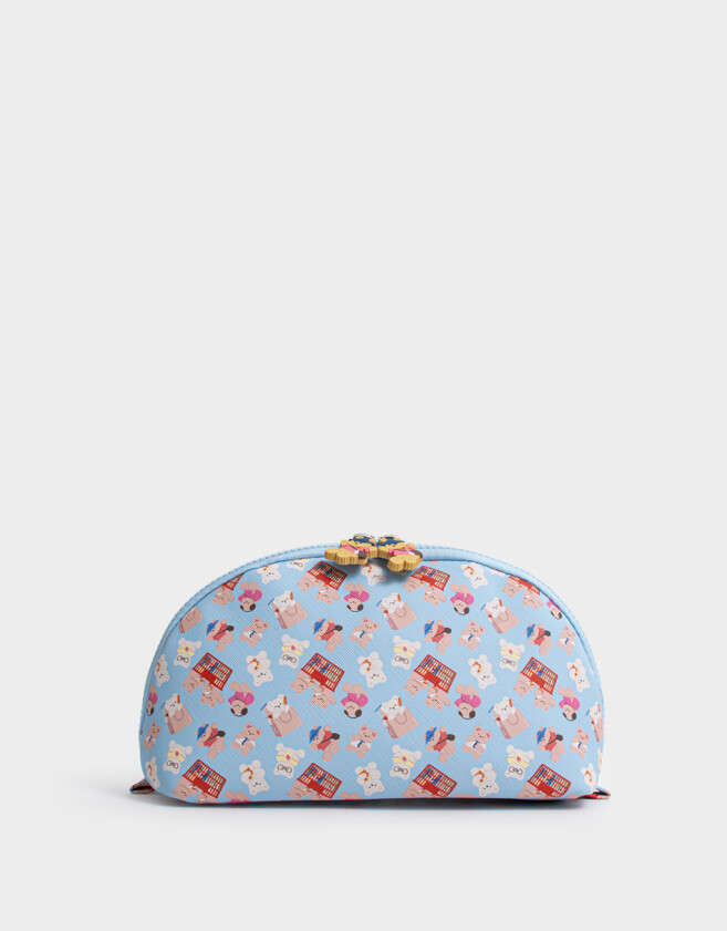 Porta Cosméticos Necessaires - Azul Celeste