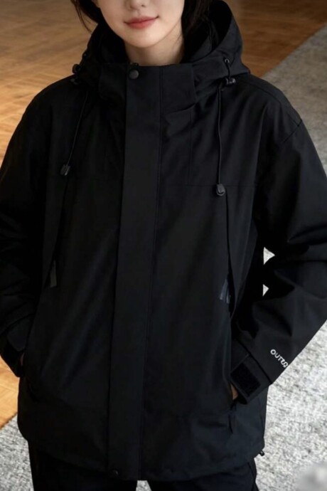 Campera impermeable RAIN Negro