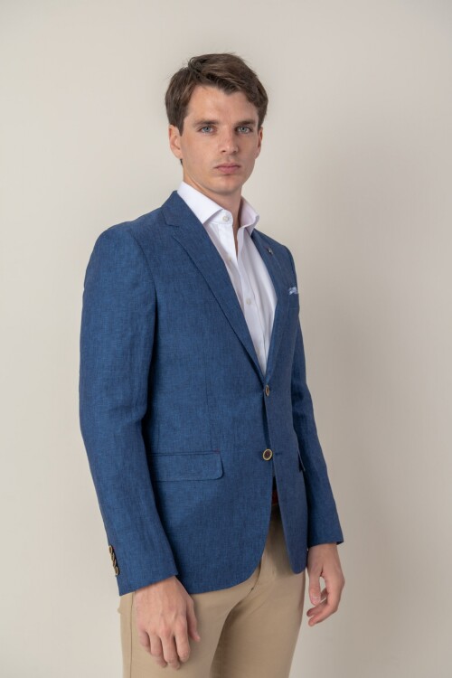 Saco de lino Slim Fit Aero