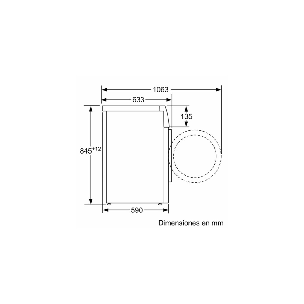Lavarropas Bosch Inverter WAN24272ES Carga frontal 8 kg Lavarropas Bosch Inverter WAN24272ES Carga frontal 8 kg