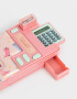 Cartucheras Retro Cartuchera Retro Con Ventana Y Calculadora - Rosa Claro