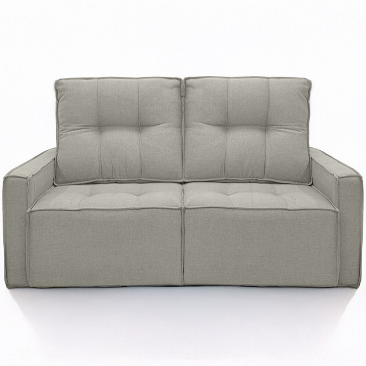 Sofá Mónaco Retráctil 2 Cuerpos – Lino Beige 