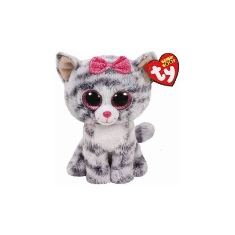 Beanie Boos regular Kiki gato gris Beanie Boos Regular Kiki Gato Gris