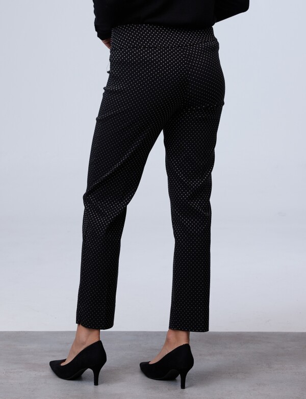 Pantalon Bordado NEGRO/BLANCO