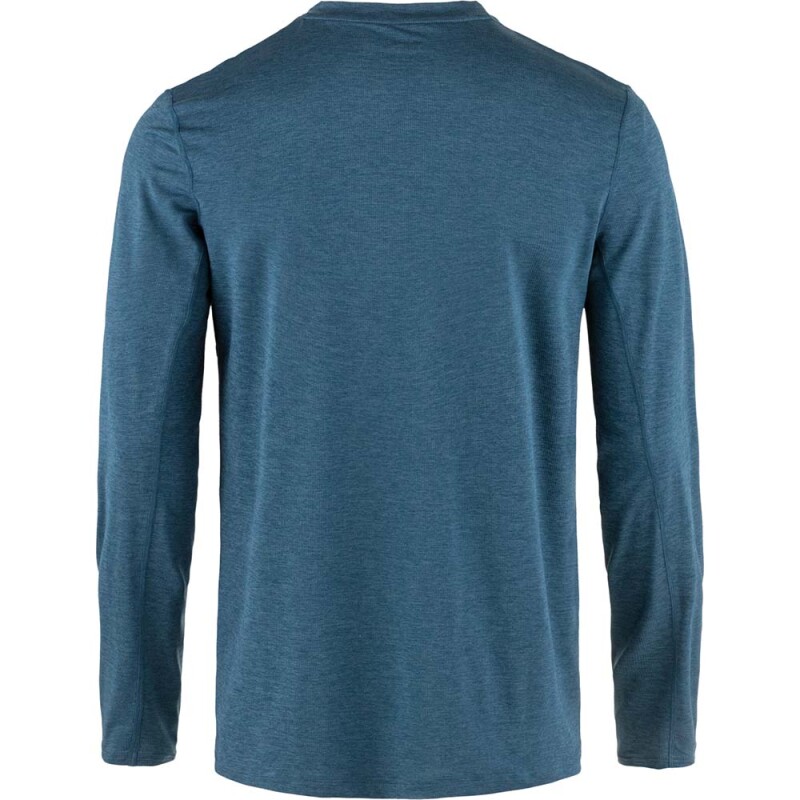 Polo Fjallraven Abisko Day Hike LS M Hombre Indigo Blue