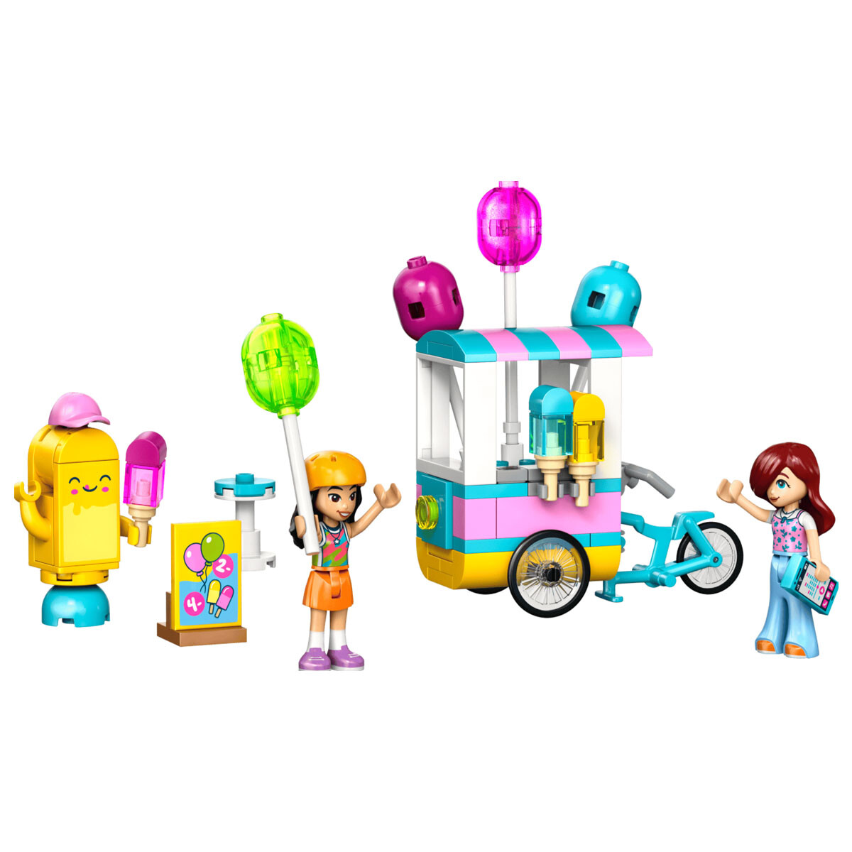 Puesto de Helados y Globos Friends Legos 