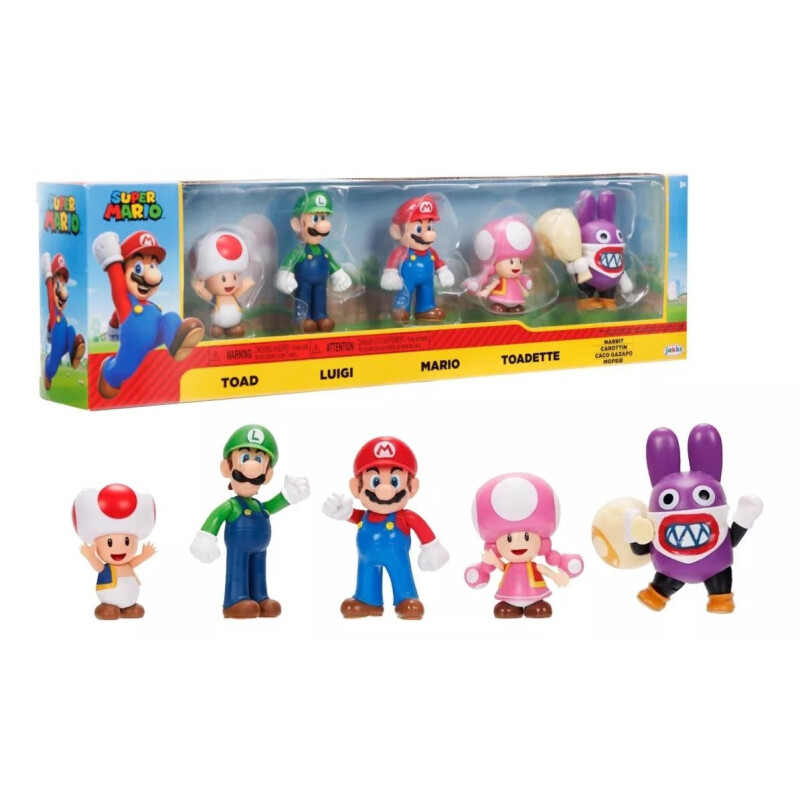 Set de personajes Mario Bros x 5 Set de personajes Mario Bros x 5