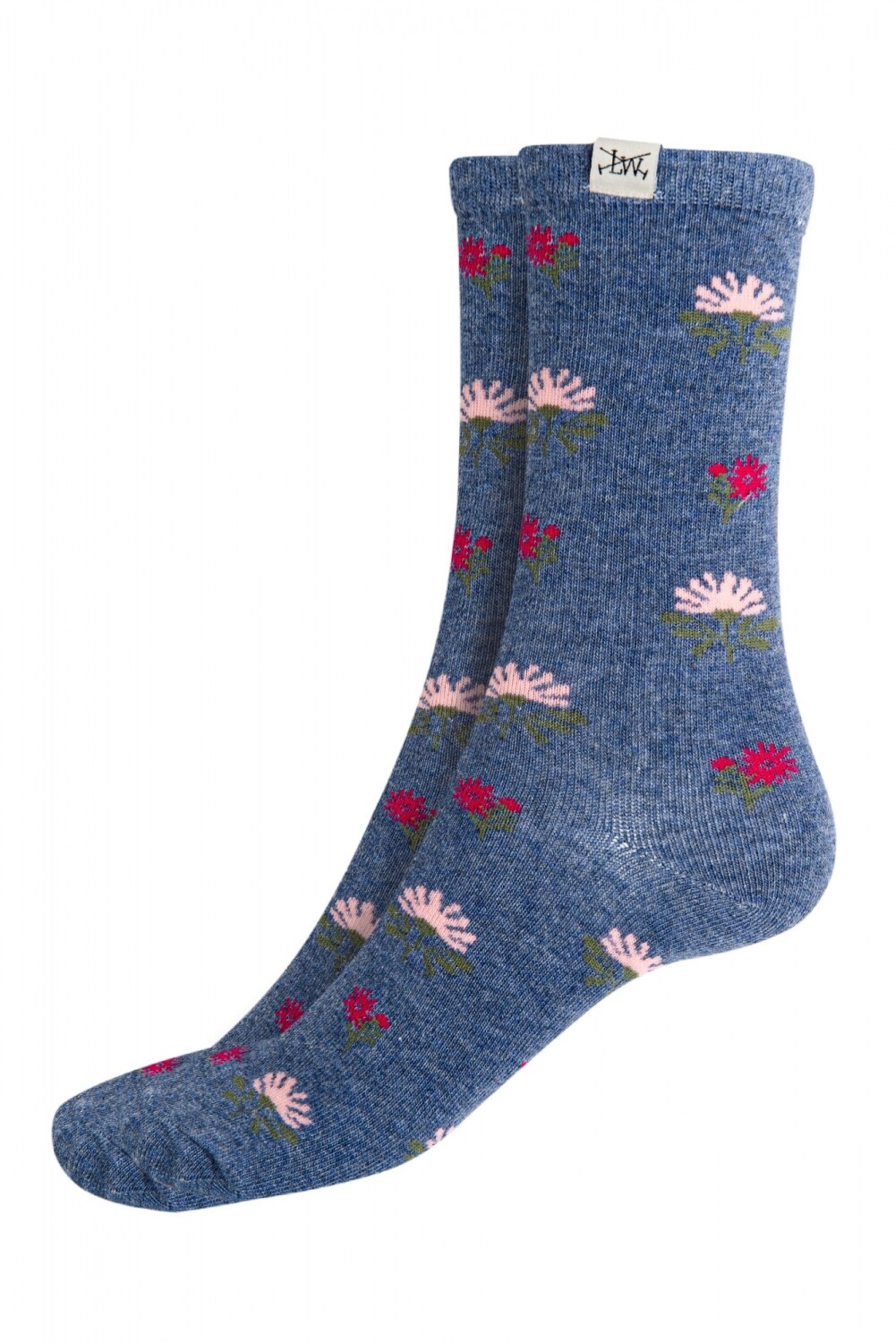 MEDIA FLORES PACK X 2 Gris