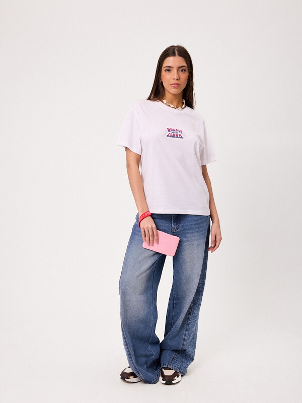 T-SHIRT MARLENA RUSTY Blanco