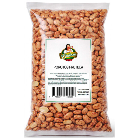 POROTO FRUTILLA LA SICILIANA PAQ. 1K POROTO FRUTILLA LA SICILIANA PAQ. 1K