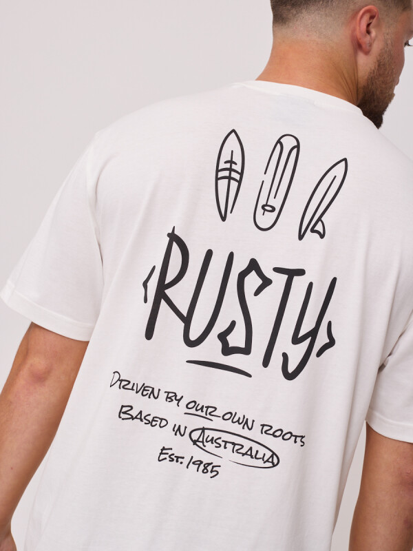 T-SHIRT ROKAI RUSTY Blanco