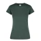 Camiseta jaspe a la base dama - verde bosque jaspe
