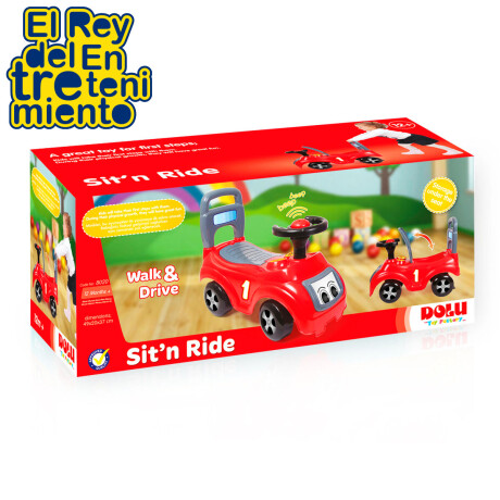 Buggy P/ Niño O Unicornio Dolu Producto Europeo Rojo/Gris