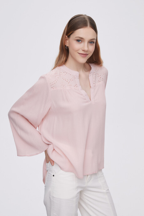 Blusa Bursas Rosa Viejo