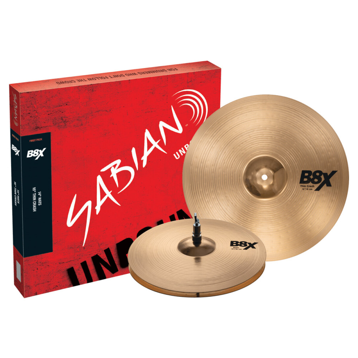 Platillo Pack Sabian B8x 14hh 16cr First Pack 