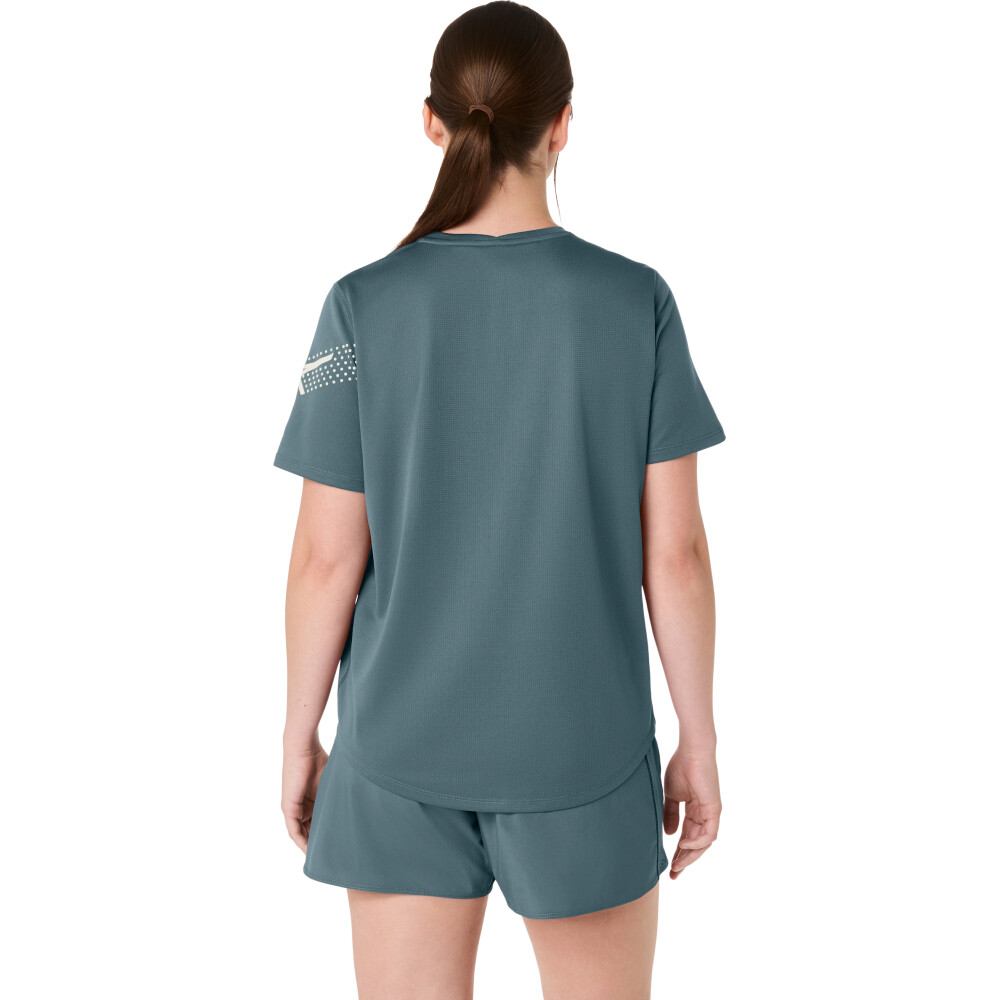 Polo Running Icon SS Top Mujer Foggy Teal