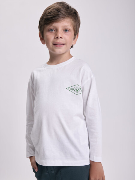 Remera estampada Rock Blanco