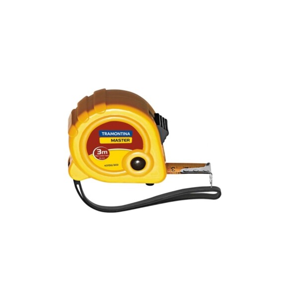 CINTA METRICA C/FRENO 3M TRAMONTINA 43156/303 Cinta Metrica C/freno 3m Tramontina 43156/303