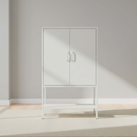 APARADOR 2P ALTO METAL BLANCO OLIVIA