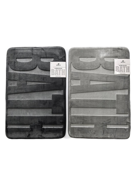 ALFOMBRA DE BAÑO SOFT C/RELIEVE 50X76CM SURTIDO ALFOMBRA DE BAÑO SOFT C/RELIEVE 50X76CM SURTIDO