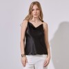 Musculosa Satén NEGRO