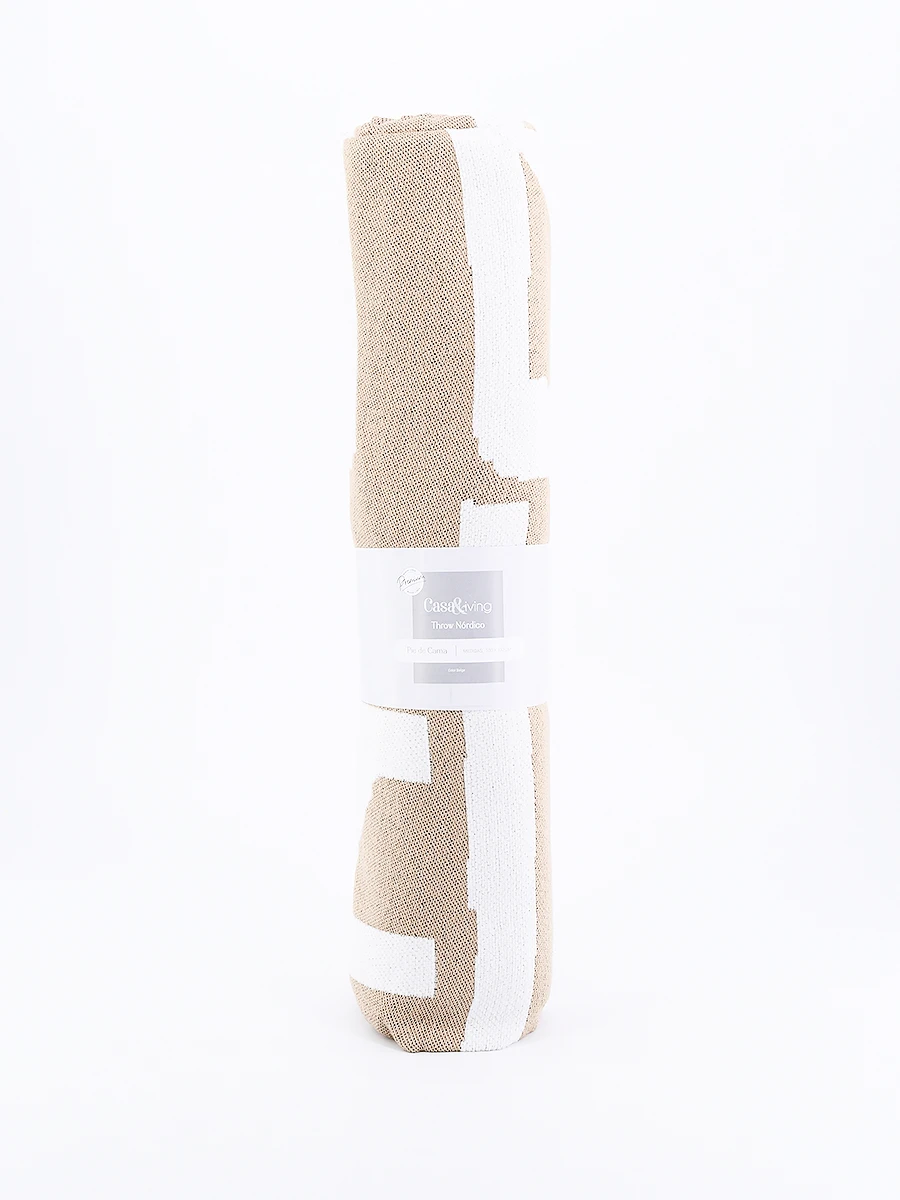PIE DE CAMA NORDICO - BEIGE 