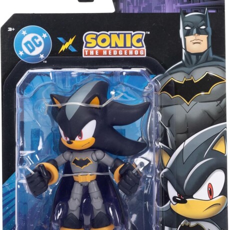 Figura de acción DC x Sonic Shadow NEGRO