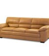 Sillon %100 Cuero 3 Cuerpos Premium Camel