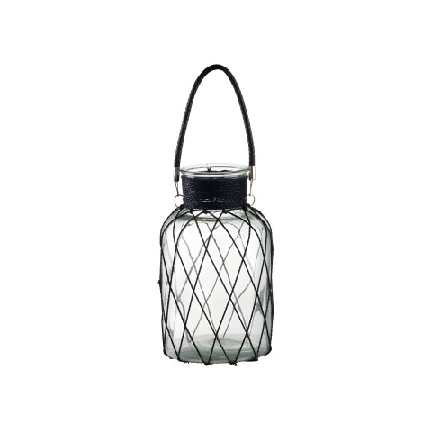 FLORERO C/RED BASE CHATA 17.5x17.5x30.5CM FLORERO C/RED BASE CHATA 17.5x17.5x30.5CM