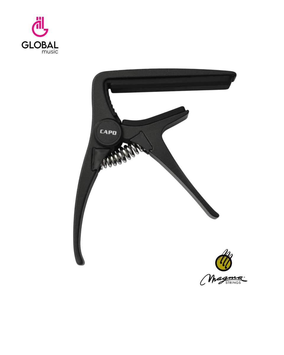 Capo Magma Para Guitarra Acustica Y Electrica Negro MC-04 