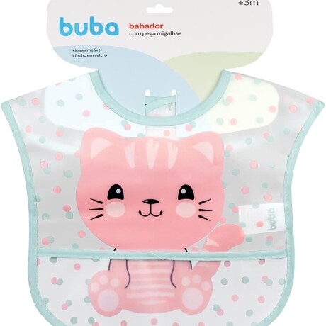 Babero impermeable con bolsillo gatita