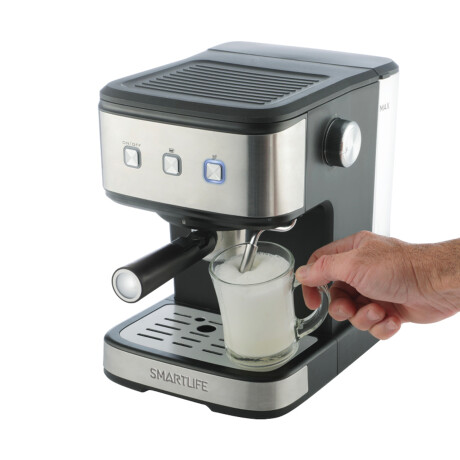 Cafetera Espresso Smartlife Sl-Ec8501 Negra/Plateada