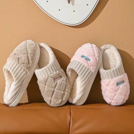 Pantufla de Felpa Super Abrigadas Antideslizante Unisex Celeste