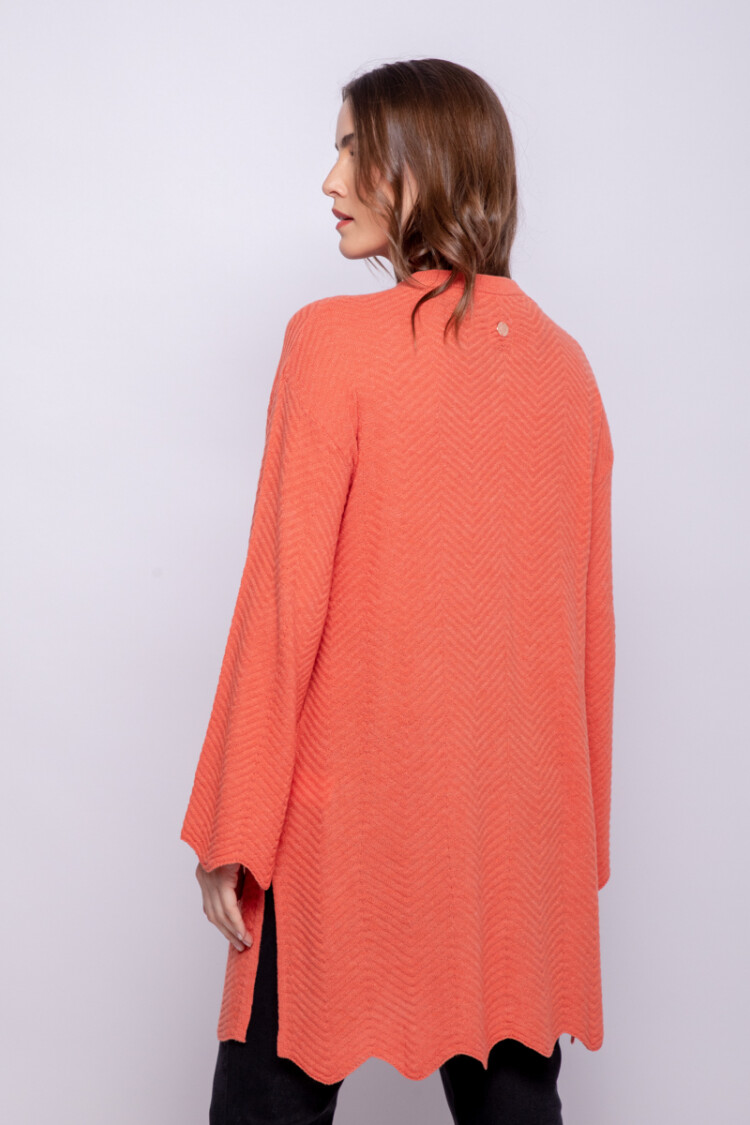 CARDIGAN RIVAS Coral Oscuro