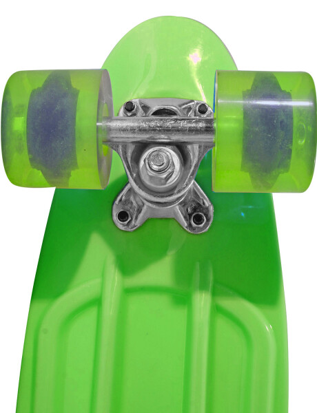 Skate de plástico 56cm con ruedas de PVC Verde
