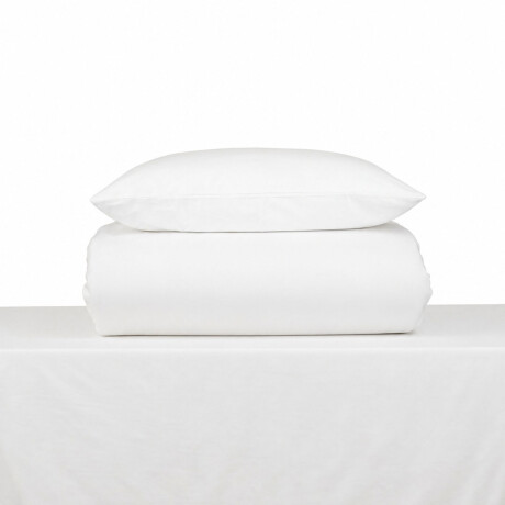 JUEGO DE SÁBANAS KING ALGODON BLANCO COTTON BASIC 180 HILOS