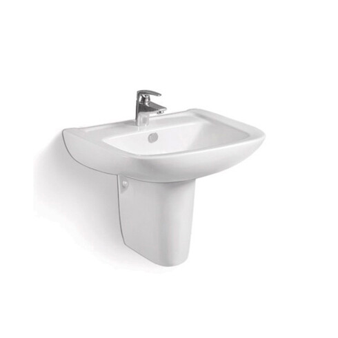 Lavatorio Solo - Para Colgar Blanco Brillo De Porcelana Sanitaria Aqualia Malawi Egeo 000