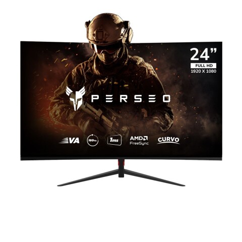 Monitor Perseo Curvo 24" Led Va Fhd 180hz MONITOR PERSEO HERMES CURVO 24" 180HZ