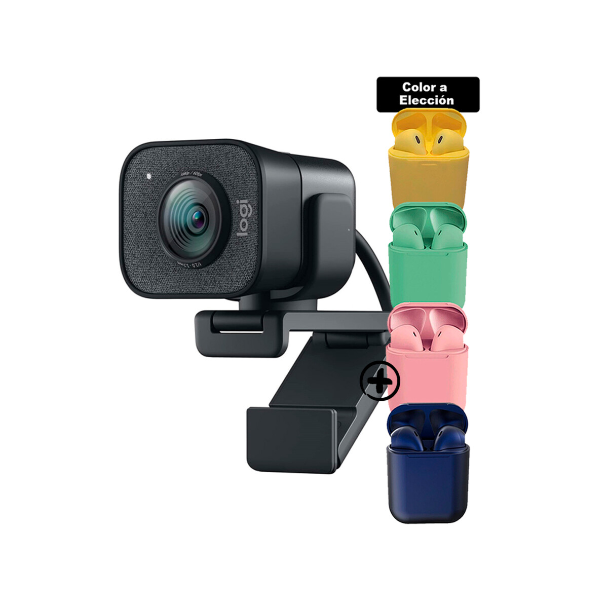Camara Web Logitech Streamcam Full Hd 1080p + Auriculares 