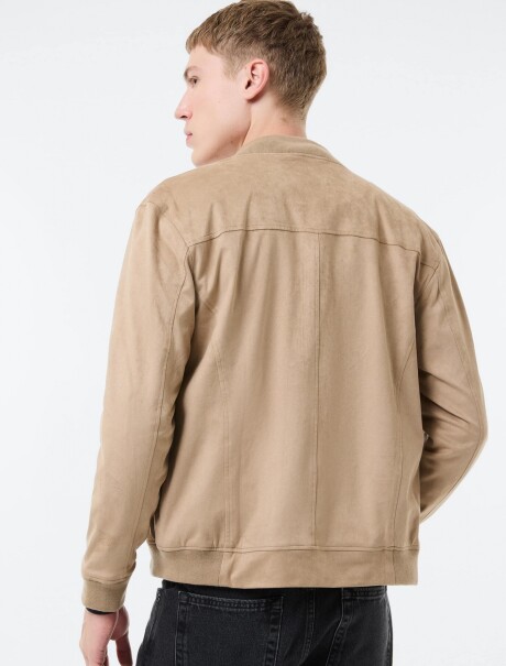 CAMPERA CON CIERRE MULTICOLOR