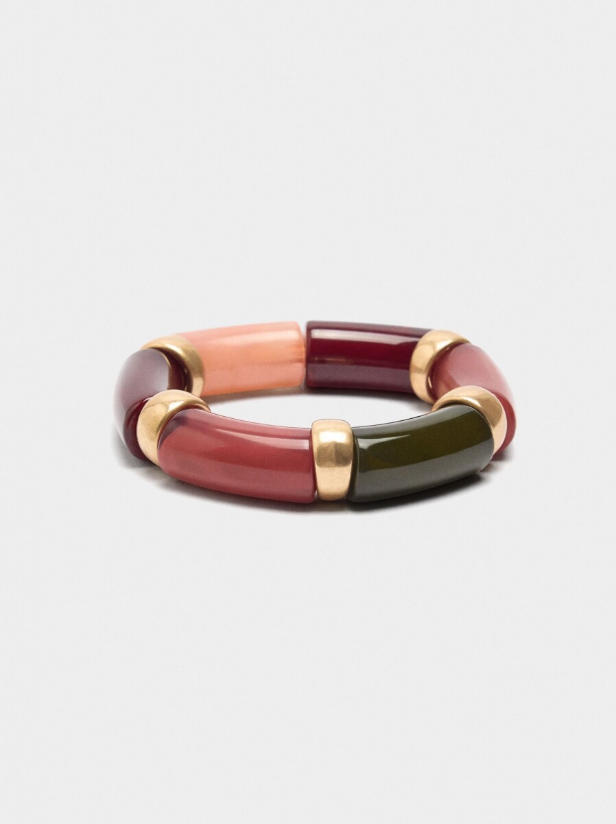 Pulsera Elástica Efecto Piedra - multicolor 