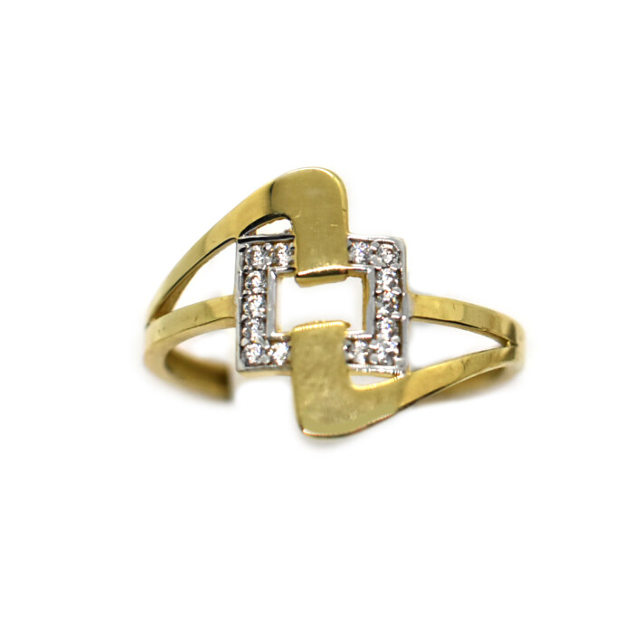 Anillo en Oro 9 Kilates y Zirconias Anillo en Oro 9 Kilates y Zirconias