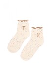Medias Jaspeadas Beige