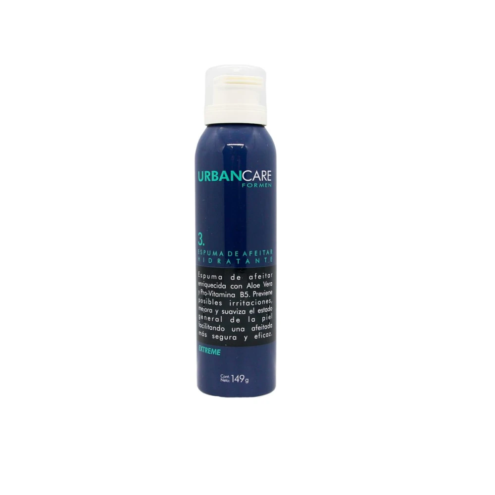 URBANCARE ESPUMA DE AFEITAR AZUL FR. X 1