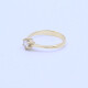 Anillo solitario oro 18k con brillante engarce 6 puntas. Anillo solitario oro 18k con brillante engarce 6 puntas.
