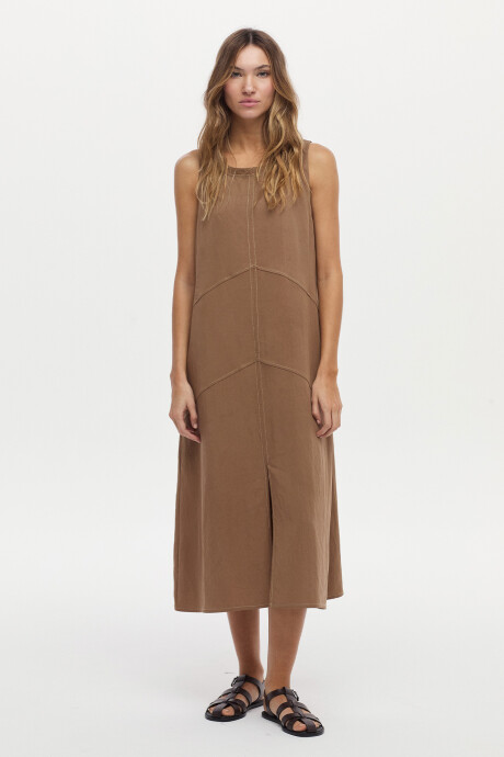 Vestido Italia Camel
