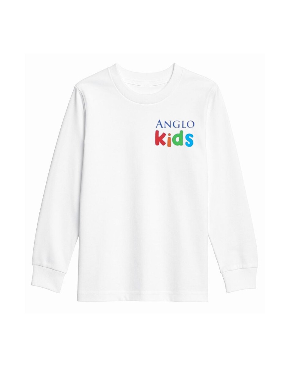 Tshirt Inicial Manga Larga The Anglo School - Blanco 
