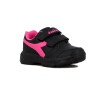 Diadora Champion Easy Run Wimbledon Kids C/Velcro Negro-Fucsia
