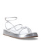 Sandalias de Mujer Miss Carol DAVV con tiras finas Plateado