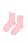 Medias Kids Rib Lisas Rosa Blush